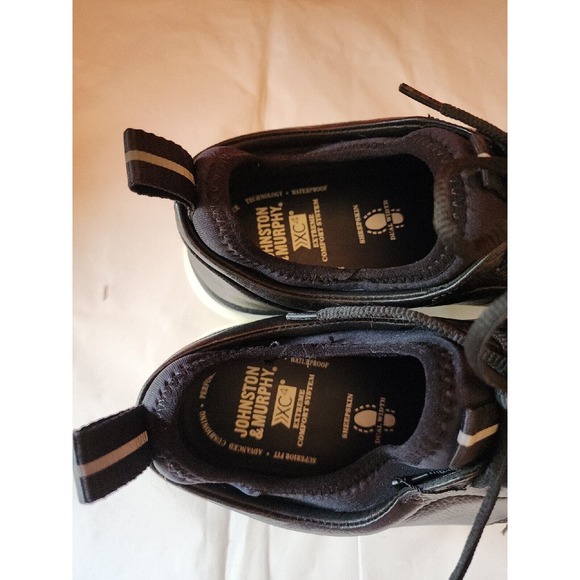 Johnston & Murphy Xc4 Sheepskin Dual Width Men\'s Size 8m Black Leather Sneakers main image 10